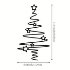 Decorative Christmas Tree Wall Sticker | High & Bury
