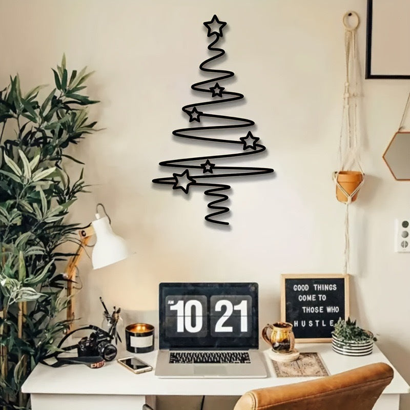 Decorative Christmas Tree Wall Sticker | High & Bury