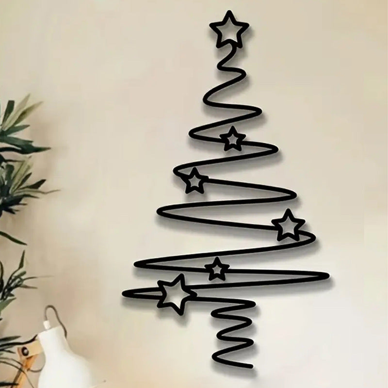 Decorative Christmas Tree Wall Sticker | High & Bury