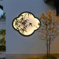 Decorative Cloud-Shaped LED Wall Lamp with Bamboo Silhouette | High & Bury