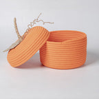 Decorative Cotton Storage Basket | High & Bury