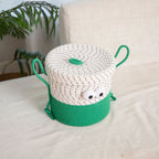 Decorative Cotton Storage Basket | High & Bury