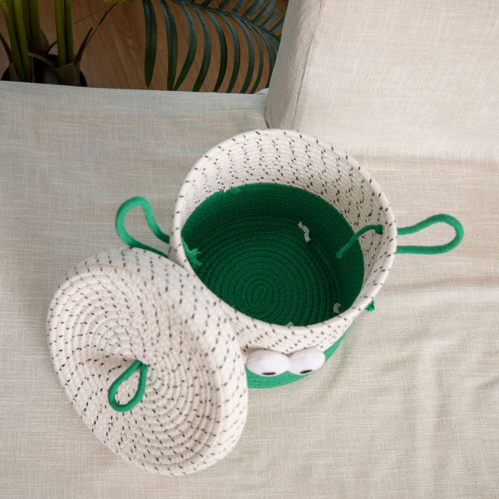 Decorative Cotton Storage Basket | High & Bury