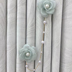 Decorative Curtain Clip with Flower Design | High & Bury