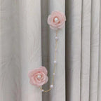 Decorative Curtain Clip with Flower Design | High & Bury