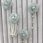 Decorative Curtain Clip with Flower Design | High & Bury
