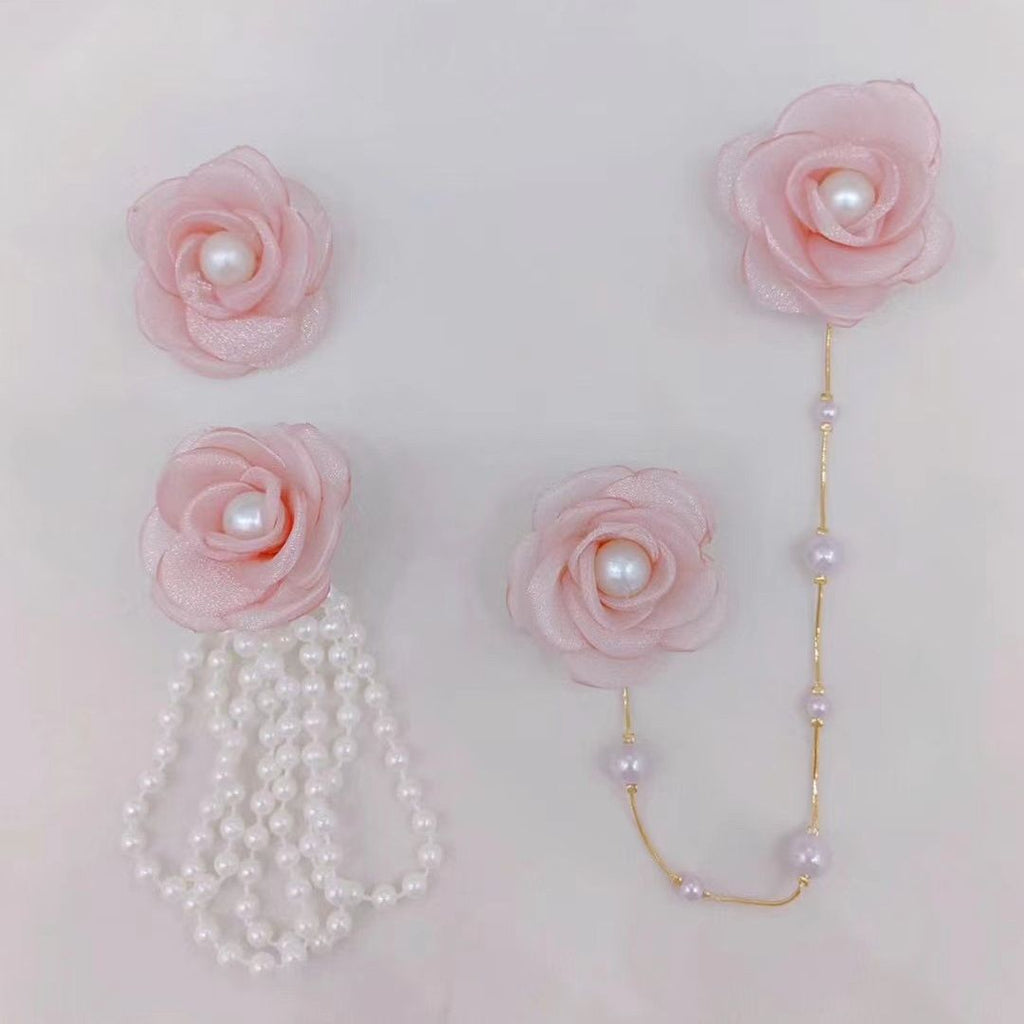 Decorative Curtain Clip with Flower Design | High & Bury