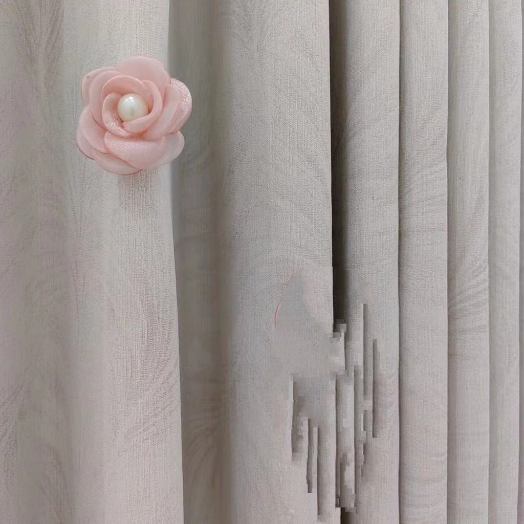 Decorative Curtain Clip with Flower Design | High & Bury