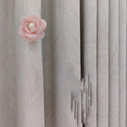 Decorative Curtain Clip with Flower Design | High & Bury