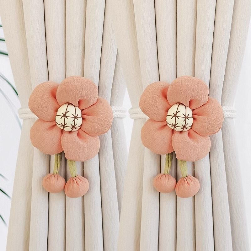 Decorative Curtain Flower Clips | High & Bury