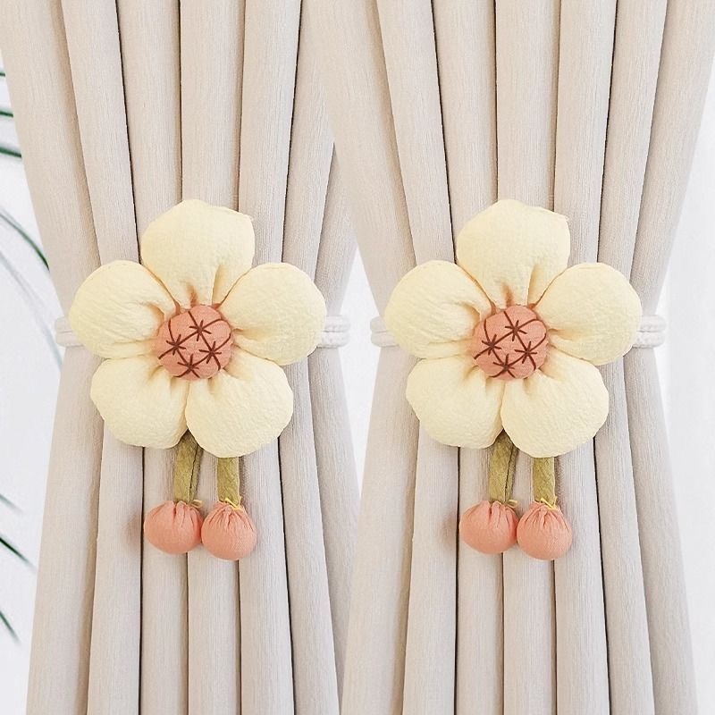 Decorative Curtain Flower Clips | High & Bury