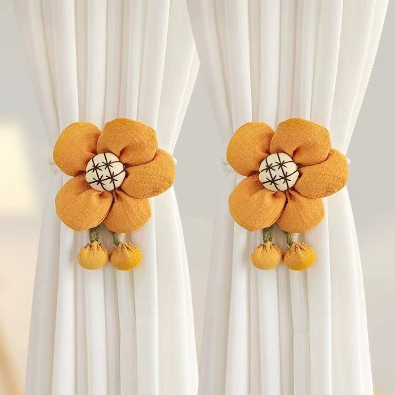 Decorative Curtain Flower Clips | High & Bury