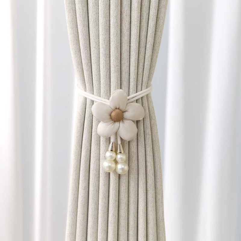 Decorative Curtain Holder Brown Yellow | High & Bury