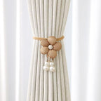 Decorative Curtain Holder Brown Yellow | High & Bury