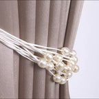Decorative Curtain Holder with Bead Accent | High & Bury