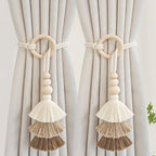 Decorative Curtain Holder with Tassels | High & Bury