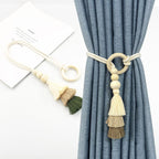 Decorative Curtain Holder with Tassels | High & Bury
