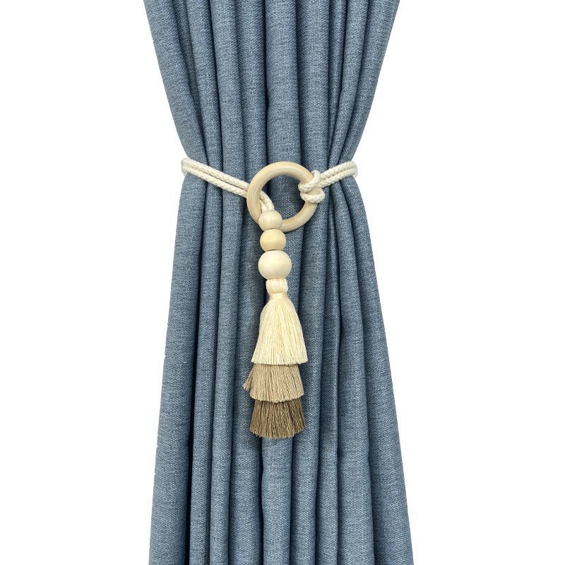 Decorative Curtain Holder with Tassels | High & Bury