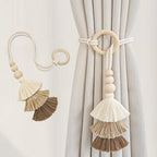 Decorative Curtain Holder with Tassels | High & Bury
