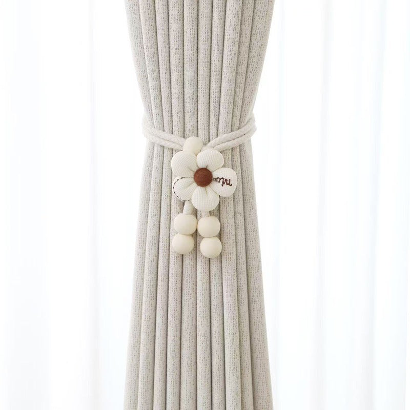 Decorative Curtain Tieback Beige Brown | High & Bury