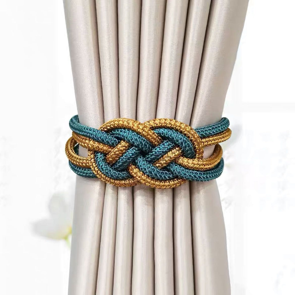 Decorative Curtain Tieback with Braided Design | High & Bury