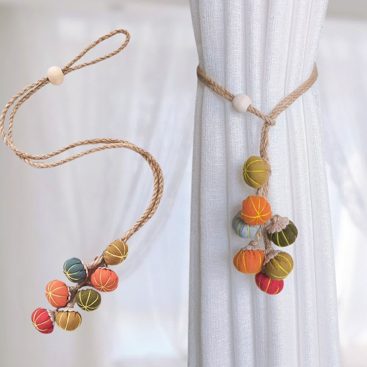 Decorative Curtain Tiebacks | High & Bury