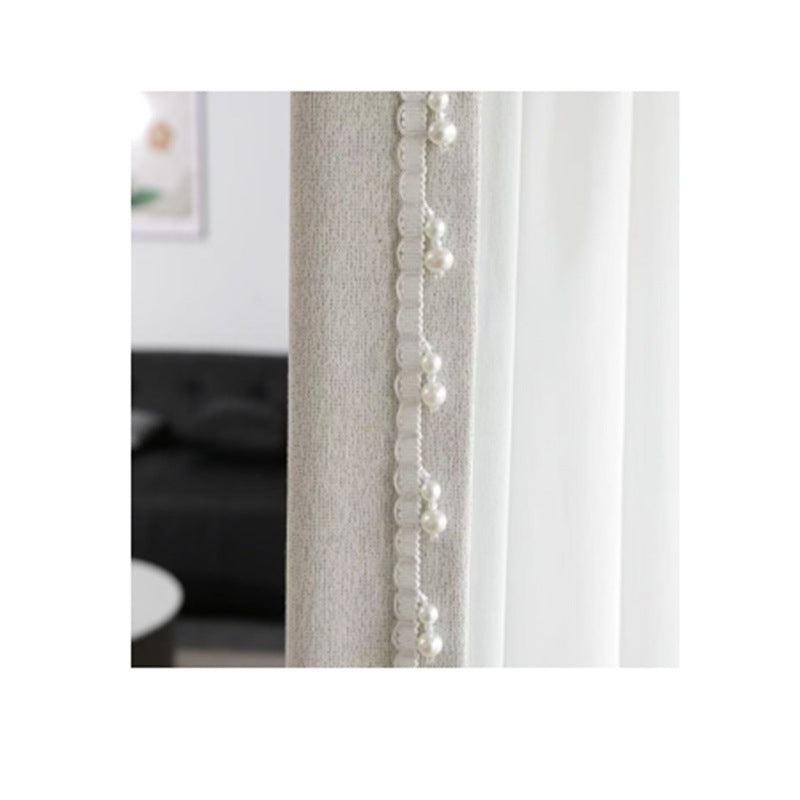 Decorative Curtain Trim Black White | High & Bury