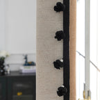 Decorative Curtain Trim with Pompons | High & Bury