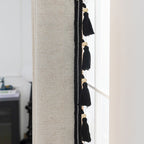 Decorative Curtain with Tassel Trim | High & Bury