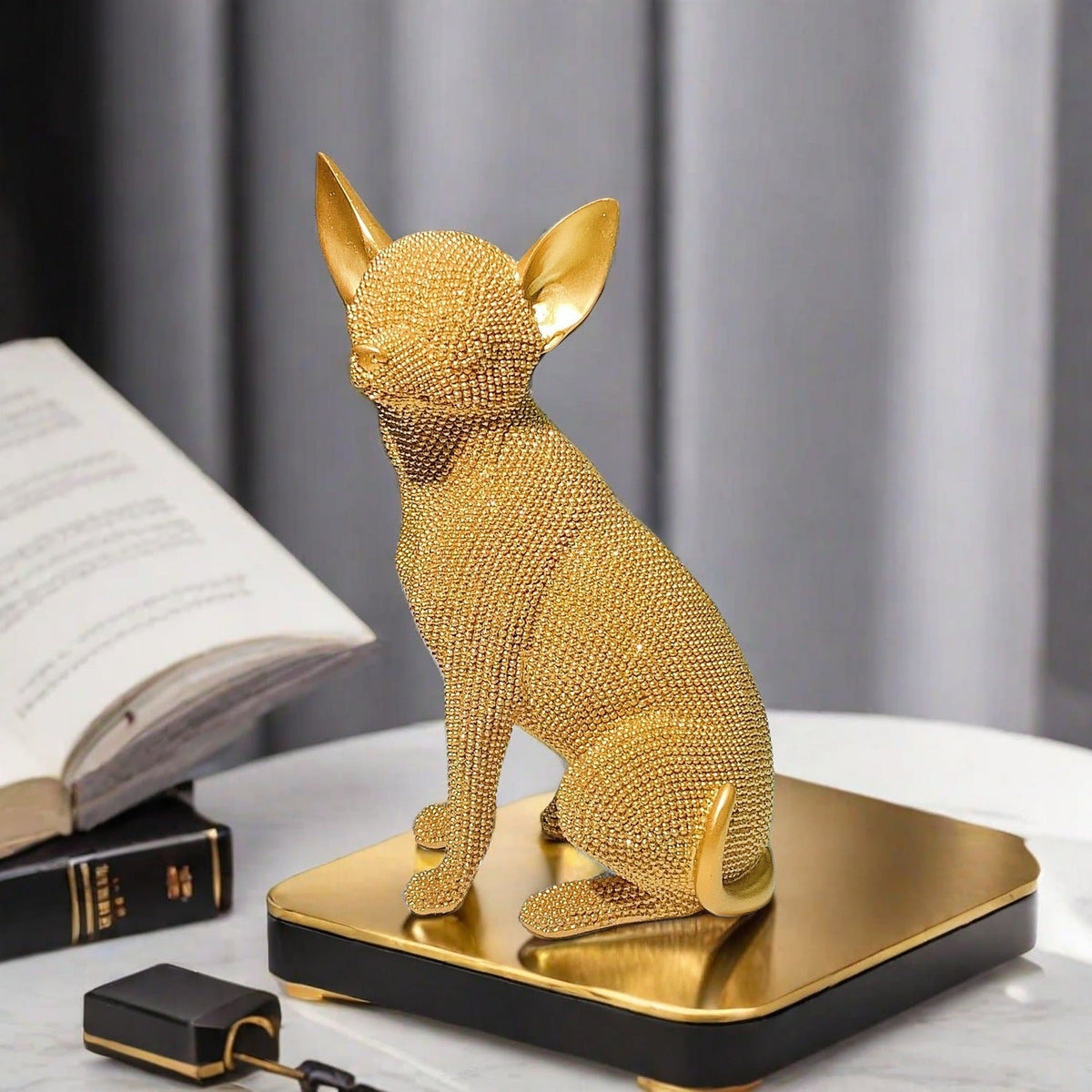 Decorative Dog Figure in Modern Design | High & Bury