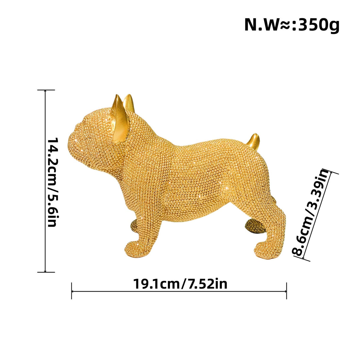 Decorative Dog Figure in Modern Design | High & Bury