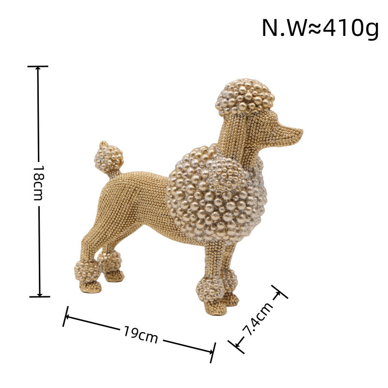 Decorative Dog Figure in Modern Design | High & Bury