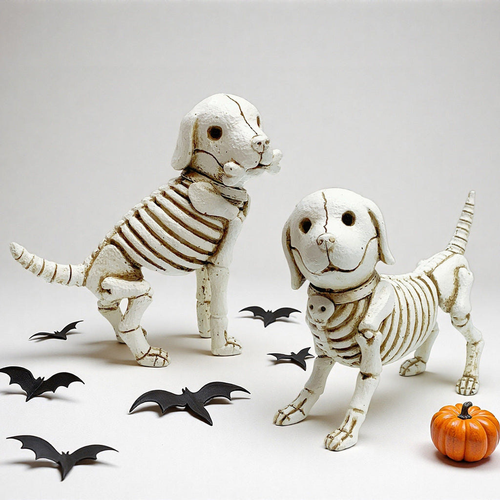 Decorative Dog Skeleton Figure | High & Bury