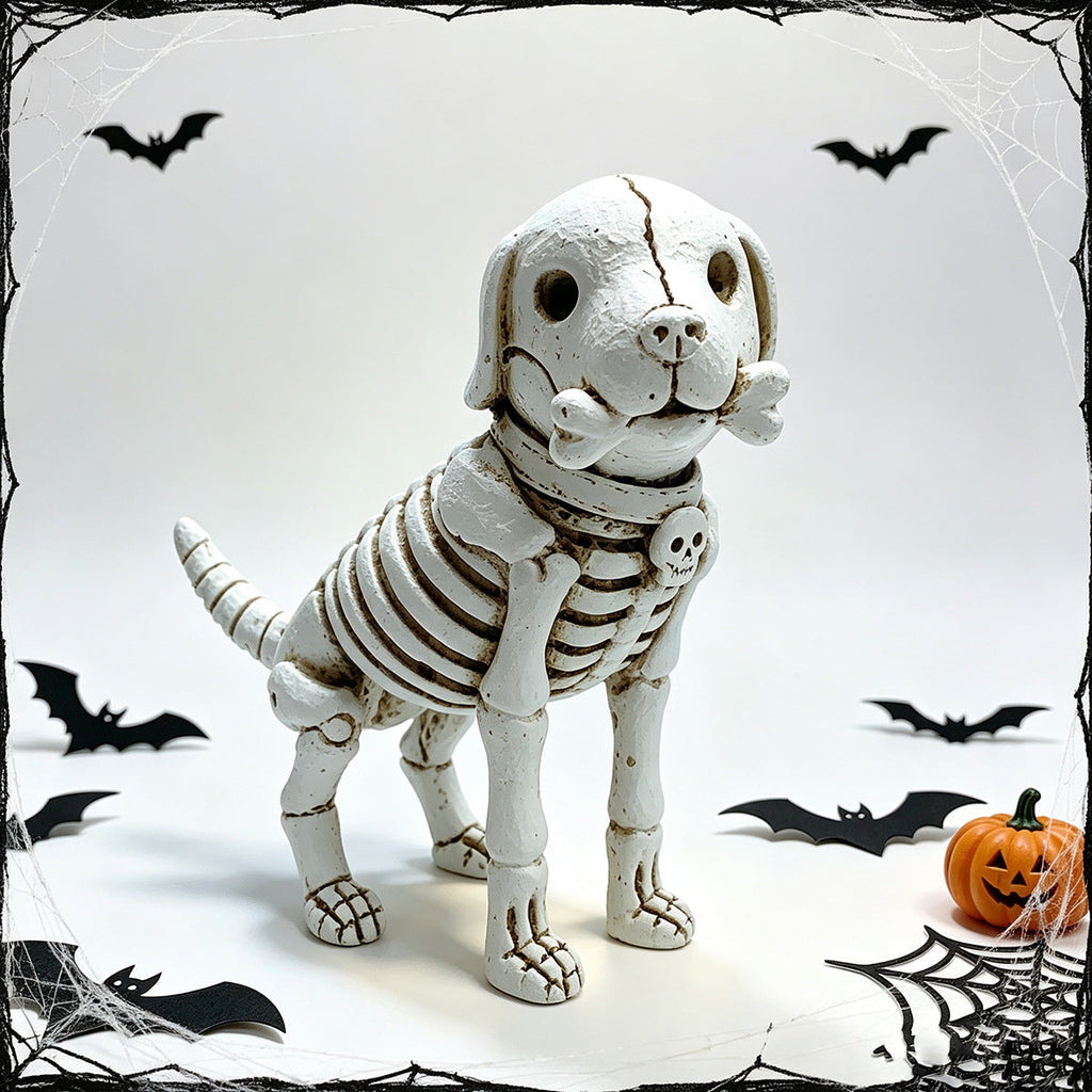 Decorative Dog Skeleton Figure | High & Bury