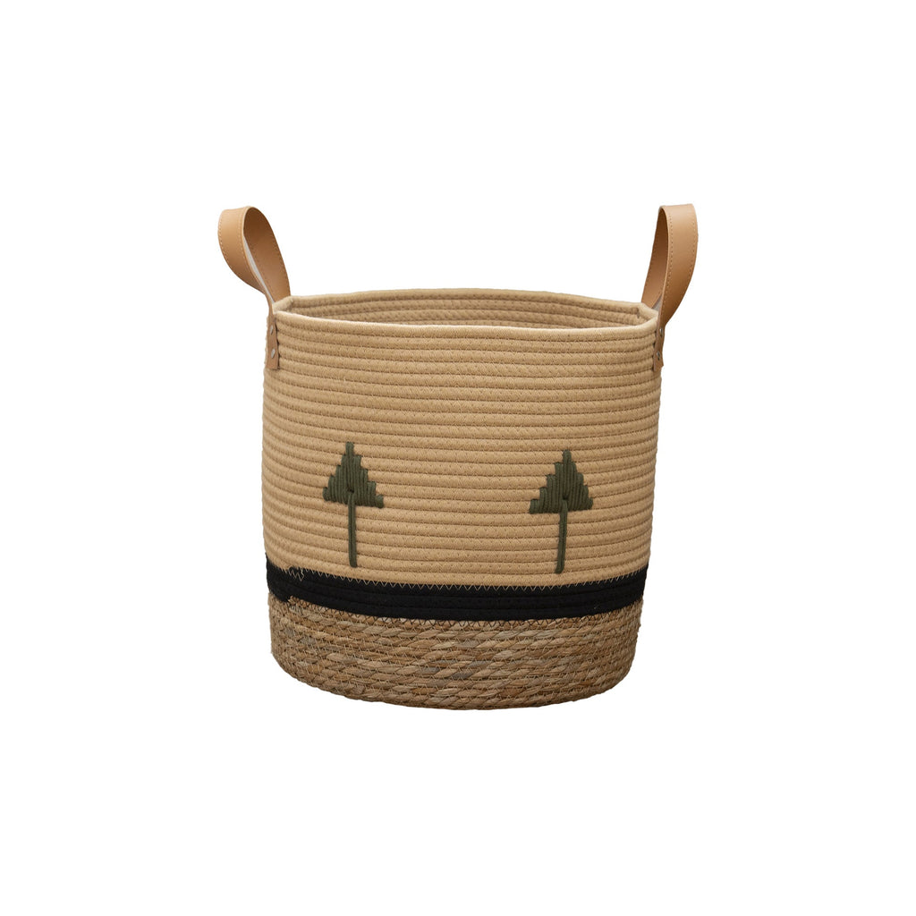 Decorative Eco-Friendly Woven Storage Basket | High & Bury