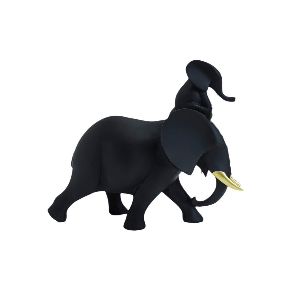 Decorative Elephant Family Sculpture | High & Bury