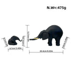 Decorative Elephant Family Sculpture | High & Bury