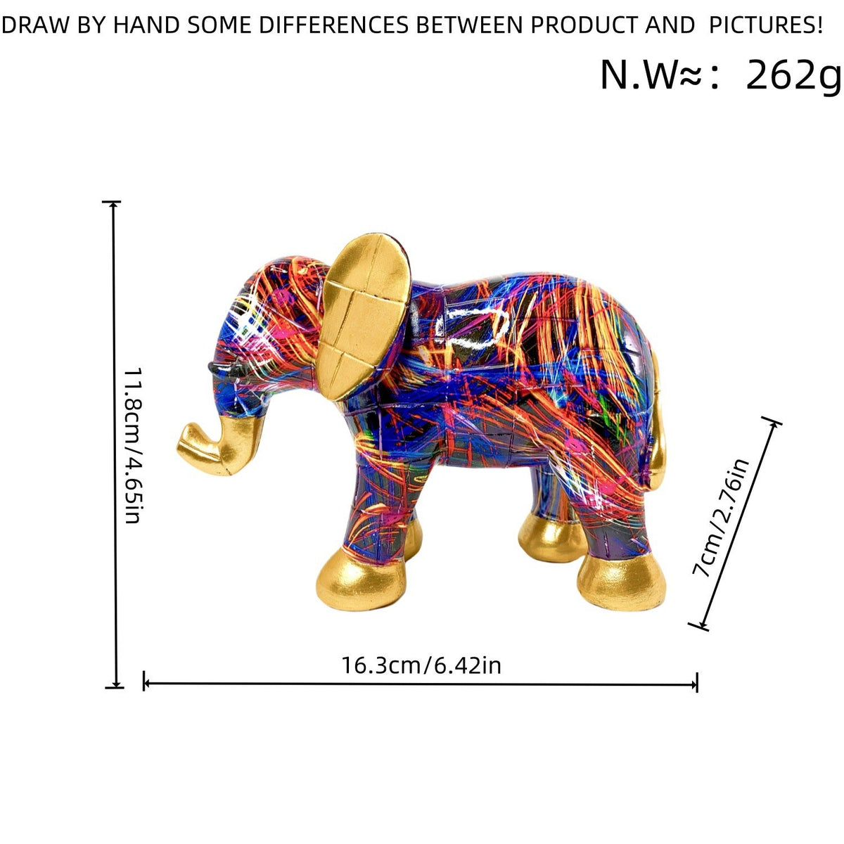 Decorative Elephant Figure | High & Bury
