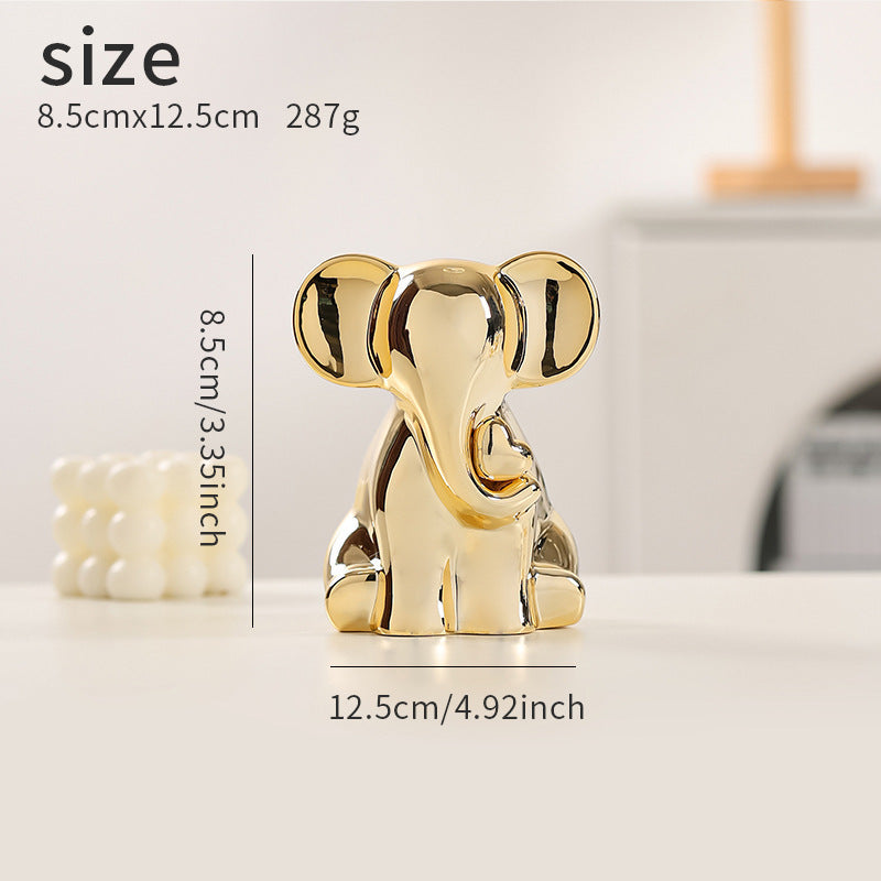 Decorative Elephant Figurine | High & Bury