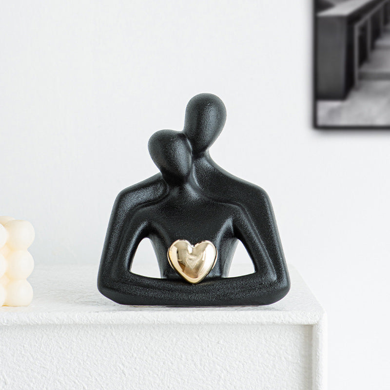 Decorative Figure Black White | High & Bury