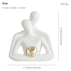 Decorative Figure Black White | High & Bury