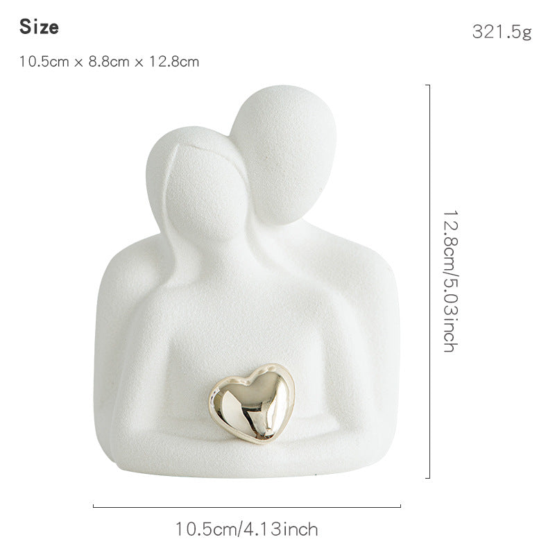 Decorative Figure Black White | High & Bury