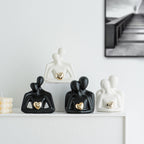 Decorative Figure Black White | High & Bury