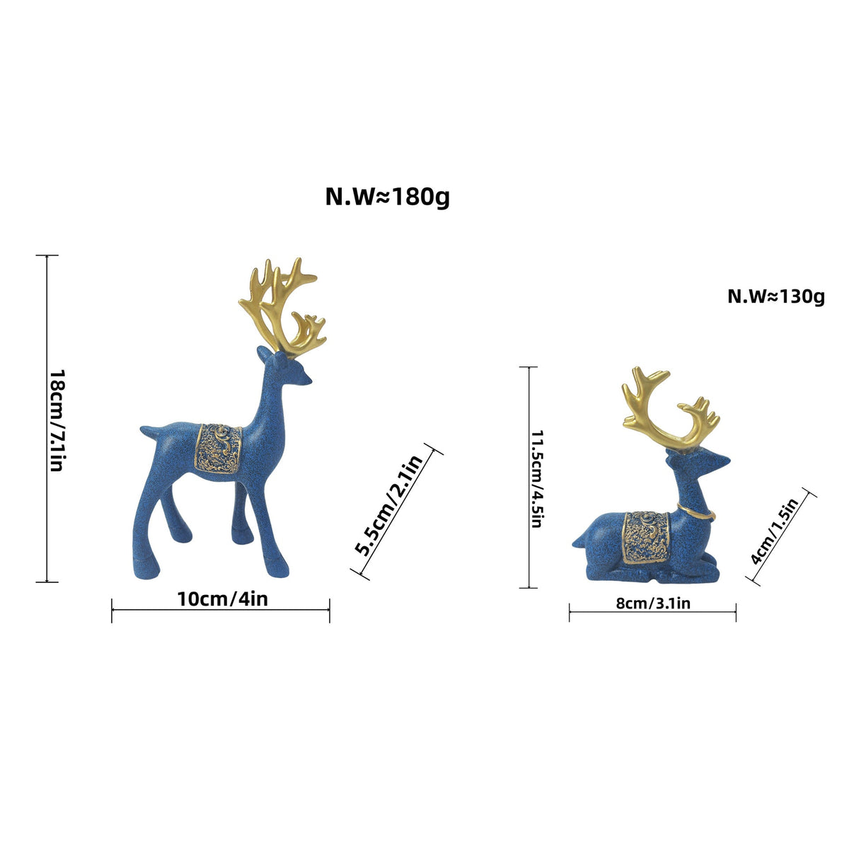 Decorative Figure Blue | High & Bury