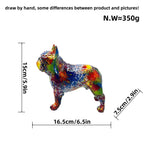 Decorative Figure of a French Bulldog Ceramic Handcrafted | High & Bury