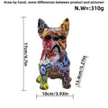Decorative Figure of a French Bulldog Ceramic Handcrafted | High & Bury
