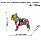 Decorative Figure of a French Bulldog Ceramic Handcrafted | High & Bury