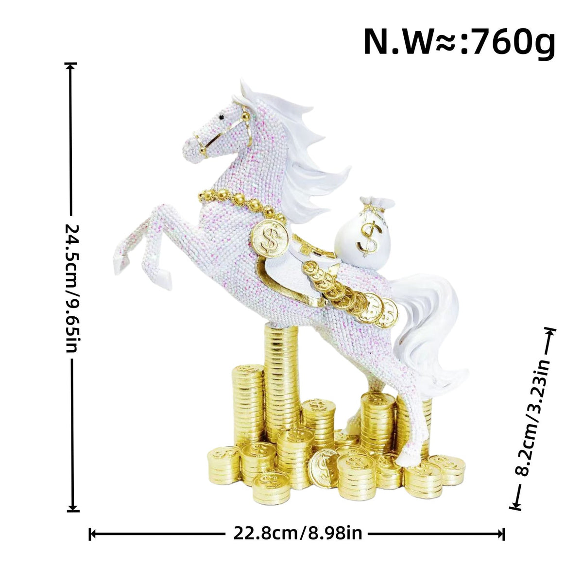 Decorative Figure Red Gold | High & Bury