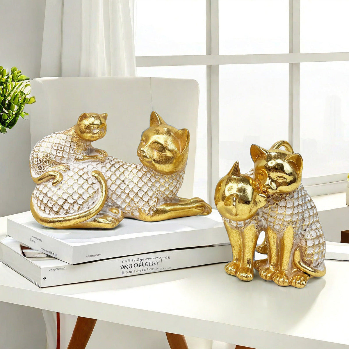 Decorative Figure Silver Gold | High & Bury