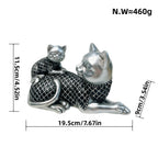 Decorative Figure Silver Gold | High & Bury